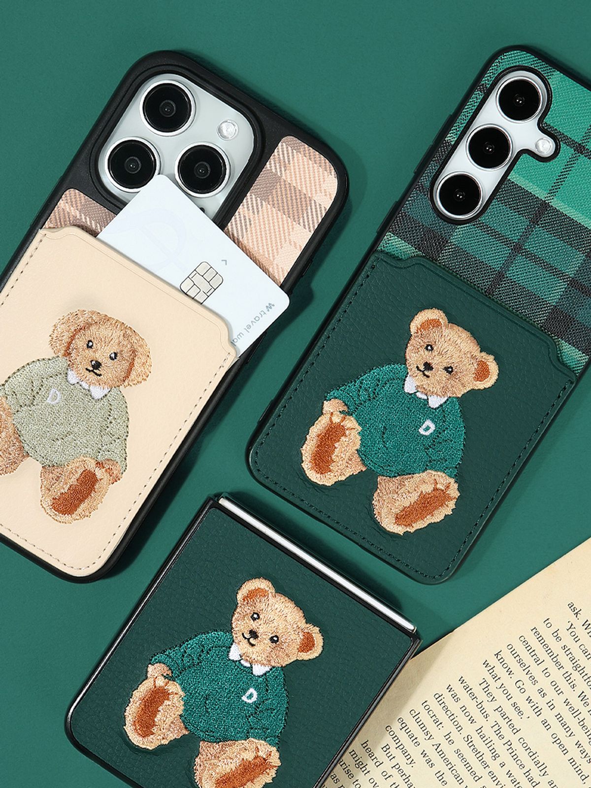 디자인스킨(DESIGNSKIN) 클래식 자수 포켓 케이스ver.2
