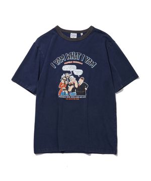 빈티지 시리즈 I YAM WHAT I YAM 반팔 티셔츠 네이비_FS2KT52U
