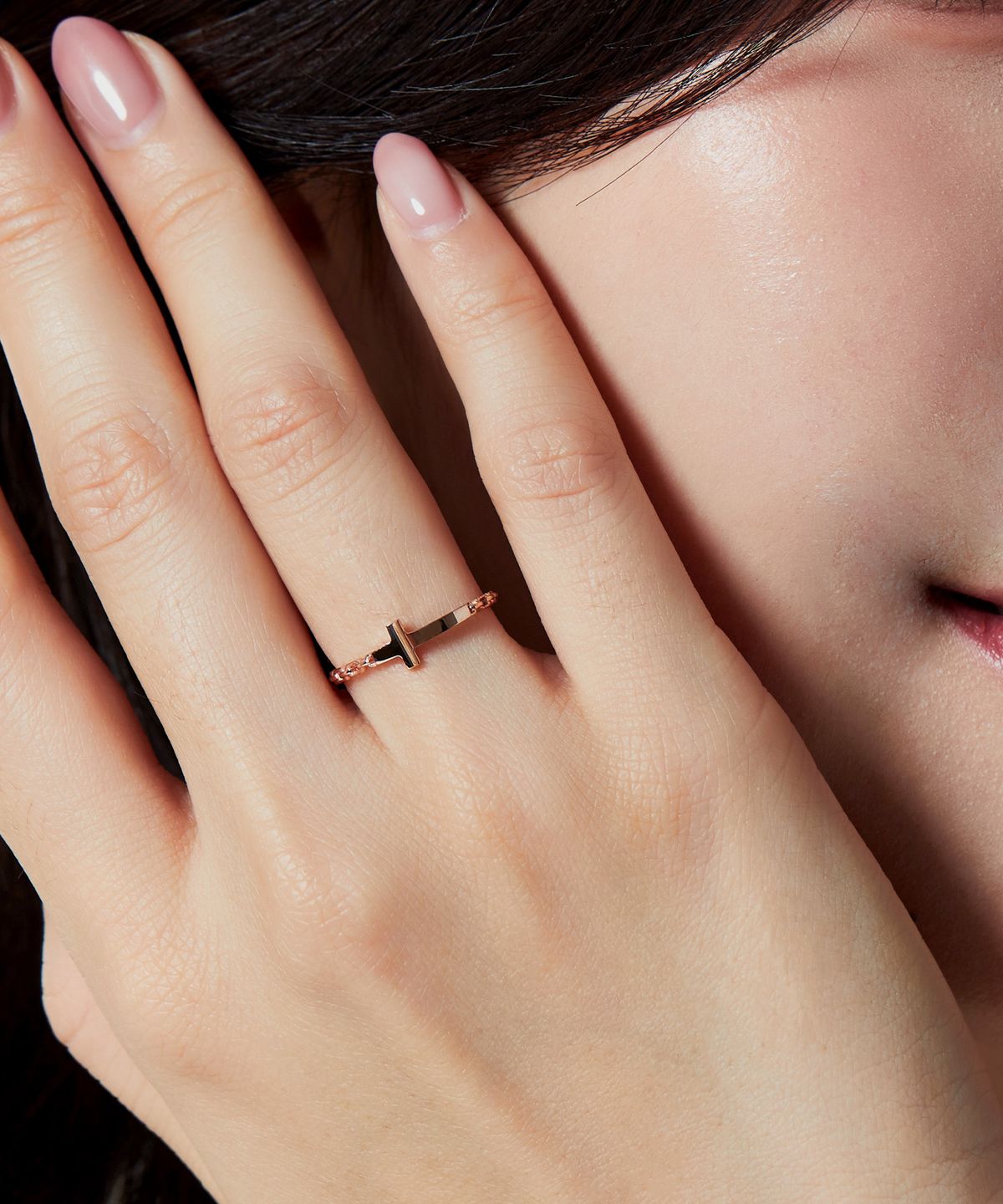 엘렌쥬얼리(HELENE JEWELRY) 14K 18K 프로미스 링크 십자가 미스 링 금 반지
