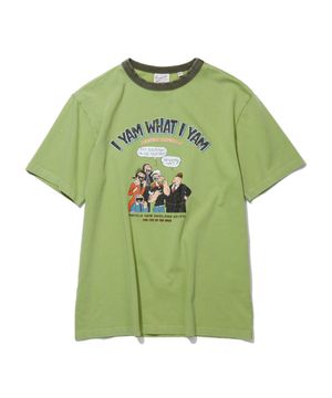 빈티지 시리즈 I YAM WHAT I YAM 반팔 티셔츠 라이트그린_FS2KT51U
