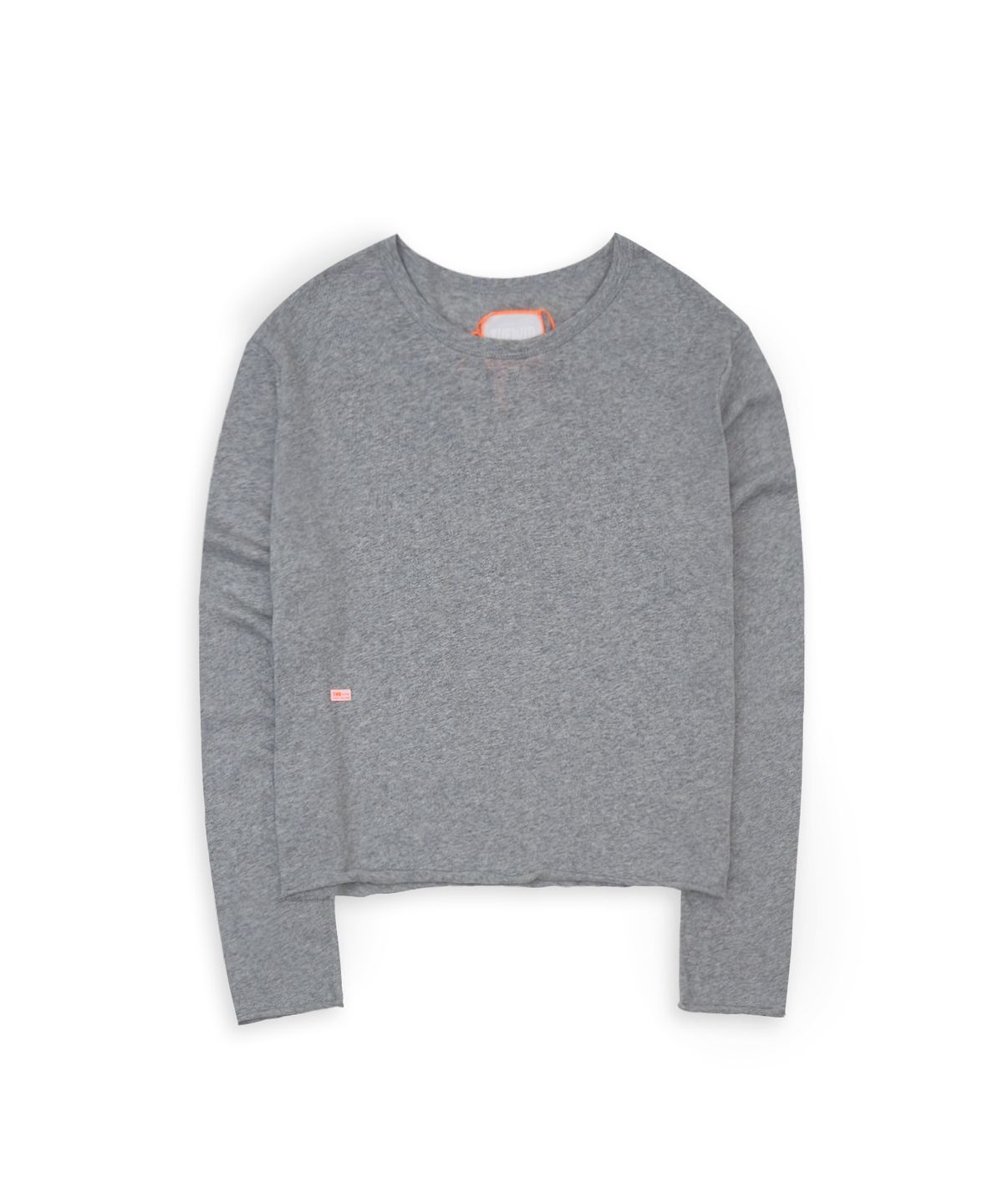 투위드(TUEWID) Tuewid gauze crop longsleeve t-shirts Heather gray