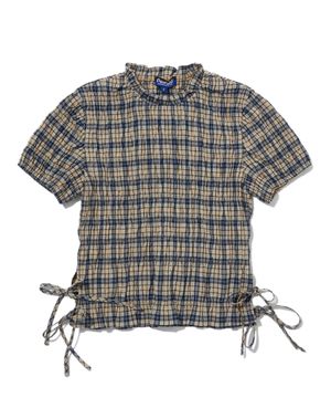 빈티지 스모킹 블라우스 블루_FS2WR11F