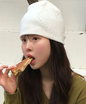 [지원 PICK] love pearl beanie_3 colors