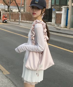 [지원 PICK] bloom shirring shoulder bag_2 colors