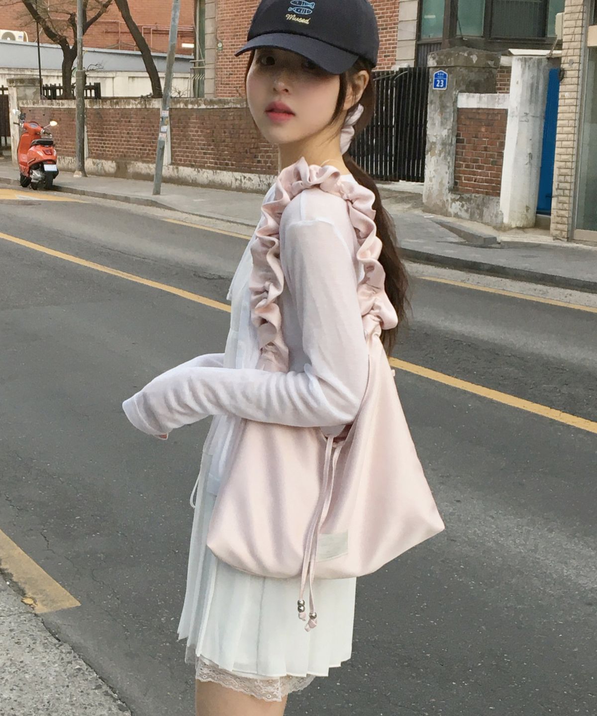 앵브록스(ENGBROX) bloom shirring shoulder bag_2 colors