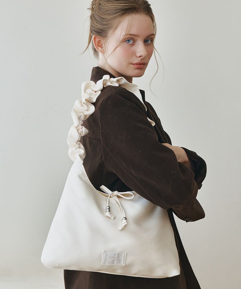 [지원 PICK] bloom shirring shoulder bag_2 colors