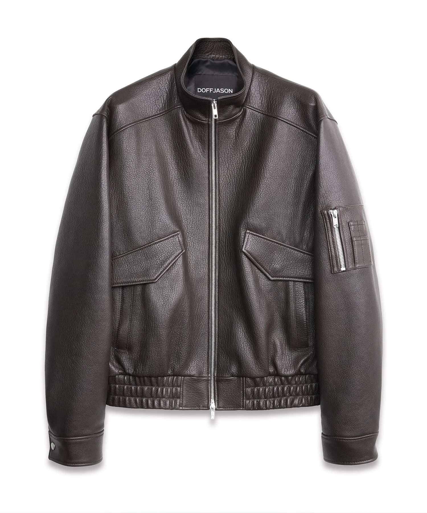 TEA-CORE LEATHER SPORTS JACKET_BLACK source detail 63