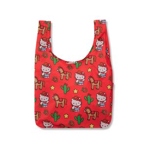 휴대용 장바구니 접이식 시장가방 Hello Kitty Western