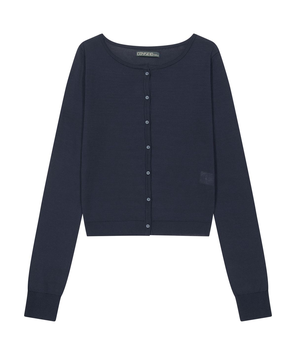 코이세이오 038(COYSEIO 038) 038 COLORED BUTTON CARDIGAN NAVY