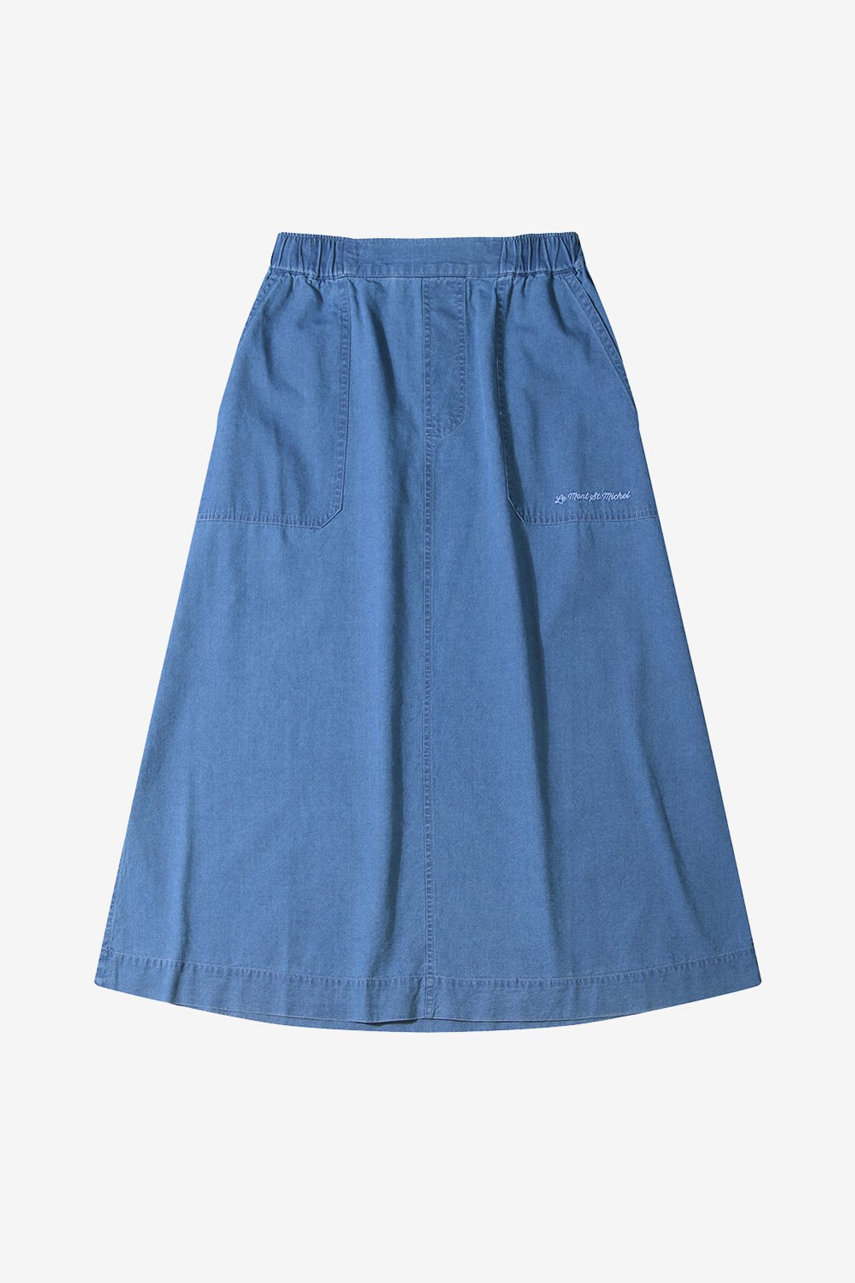 르몽생미셸(LE MONT ST MICHEL) JOALI – MIDI SKIRT_Blue