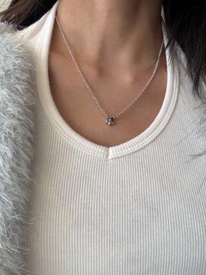 [925실버] 앤틱 스피어 네크리스