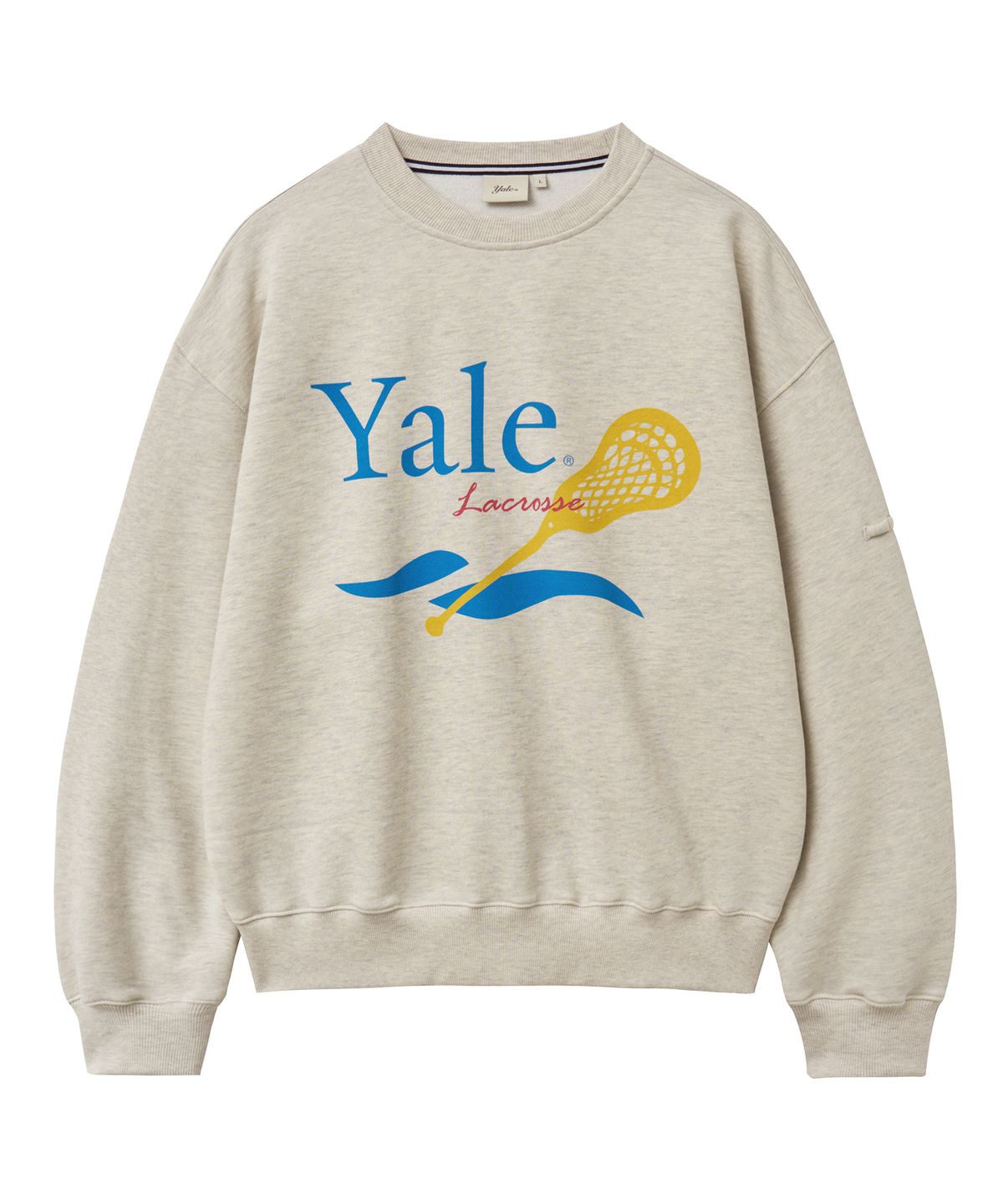 예일(YALE) 라크로스 스웻셔츠_오트밀
