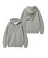 코네티컷 후드 집업_그레이