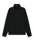 038 BASIC JERSEY ZIP-UP BLACK