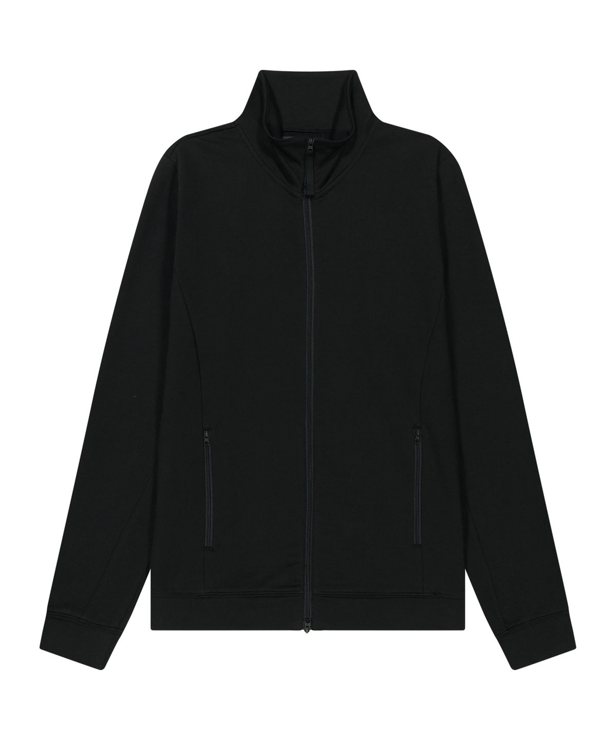 코이세이오 038(COYSEIO 038) 038 BASIC JERSEY ZIP-UP BLACK