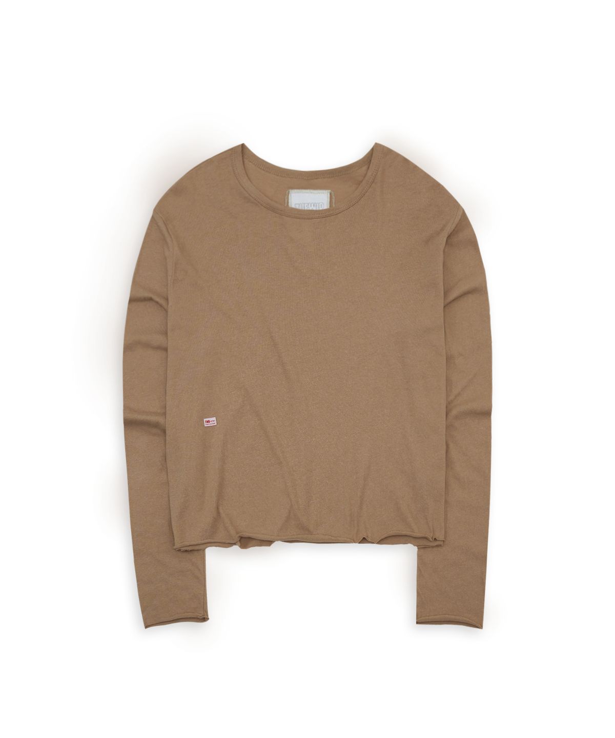 투위드(TUEWID) Tuewid gauze crop longsleeve t-shirts Toffee