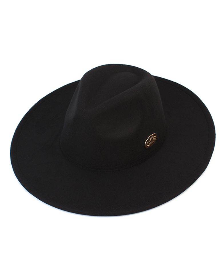 Hard Wool Black Fedora  페도라