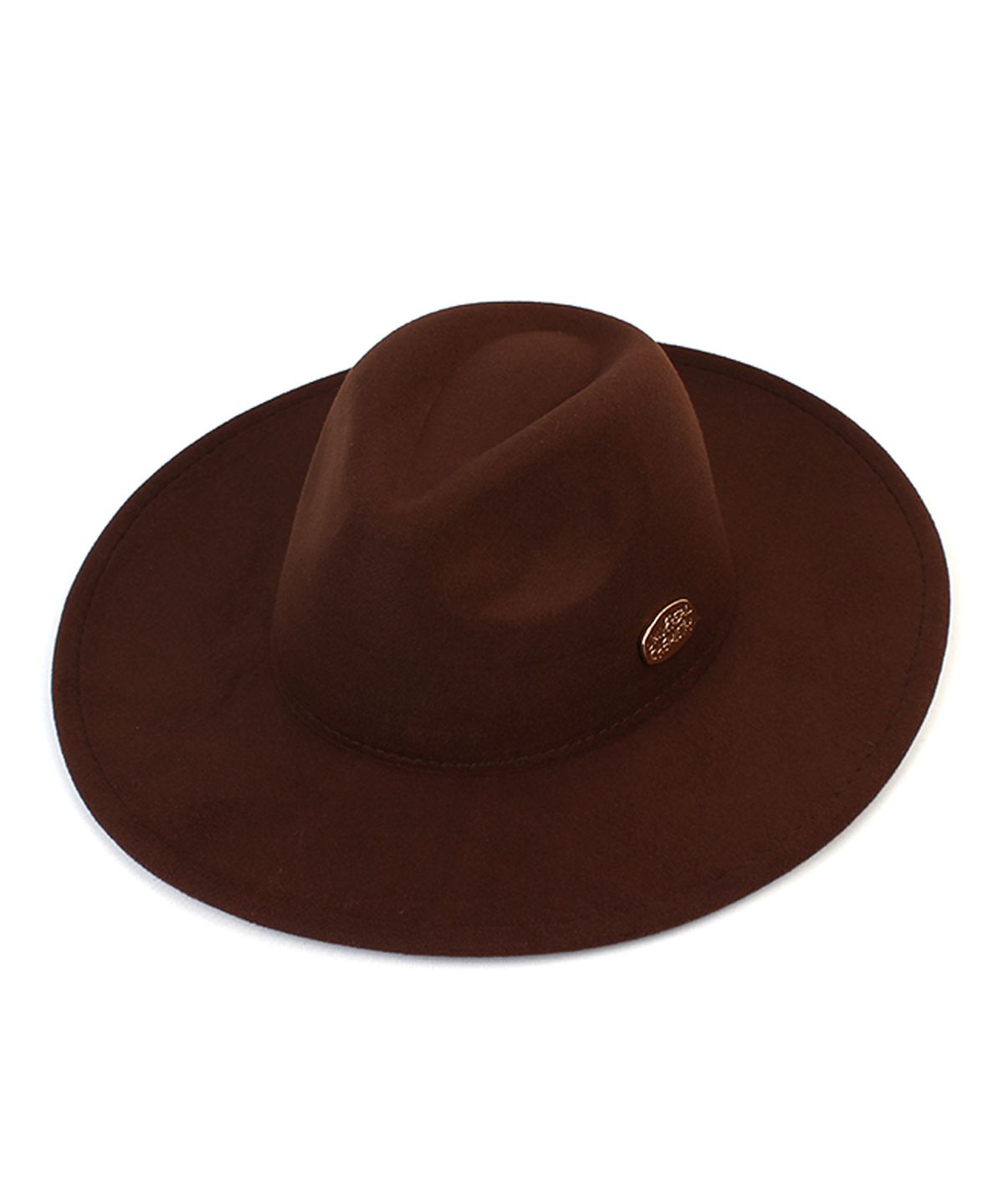 유니버셜 케미스트리(UNIVERSAL CHEMISTRY) Hard Wool Brown Fedora  페도라