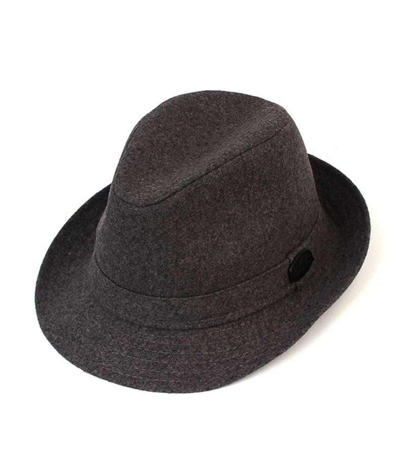 BU All Gray Wool Fedora  페도라