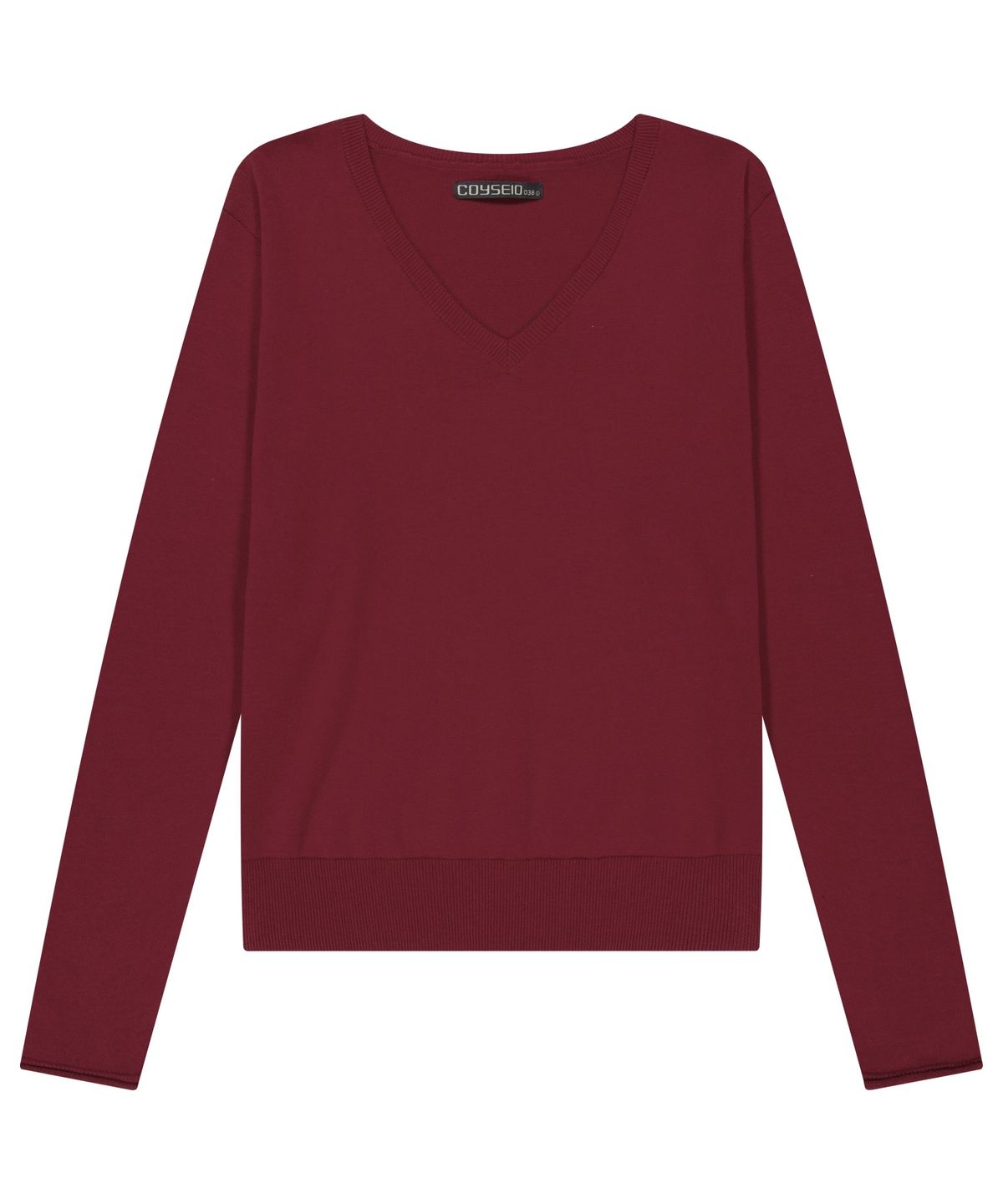 코이세이오 038(COYSEIO 038) 038 BASIC V-NECK KNIT RED