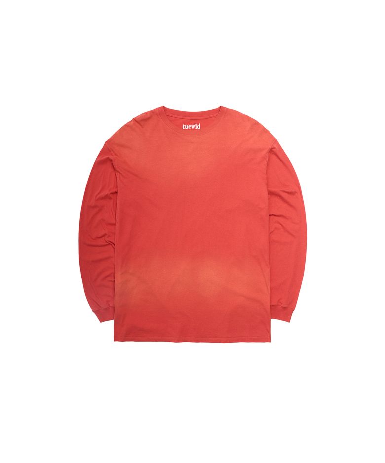 Tuewid midnight longsleeve t-shirts in burnt red