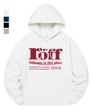 RÖFF TYPE PLAY OVER FIT HOODIE (5color)
