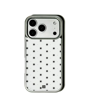 트윙클 도트  글라스 범퍼 케이스_블랙,화이트