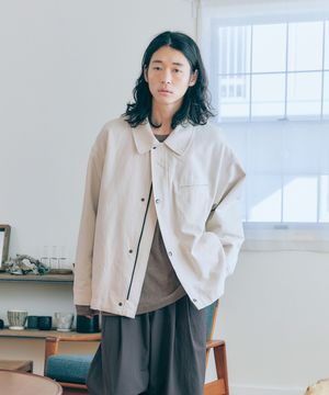 유니섹스 옥스포드 봄버 자켓 크림