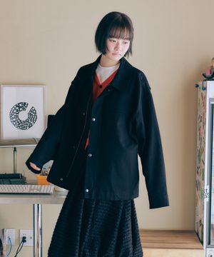 유니섹스 옥스포드 봄버 자켓 블랙