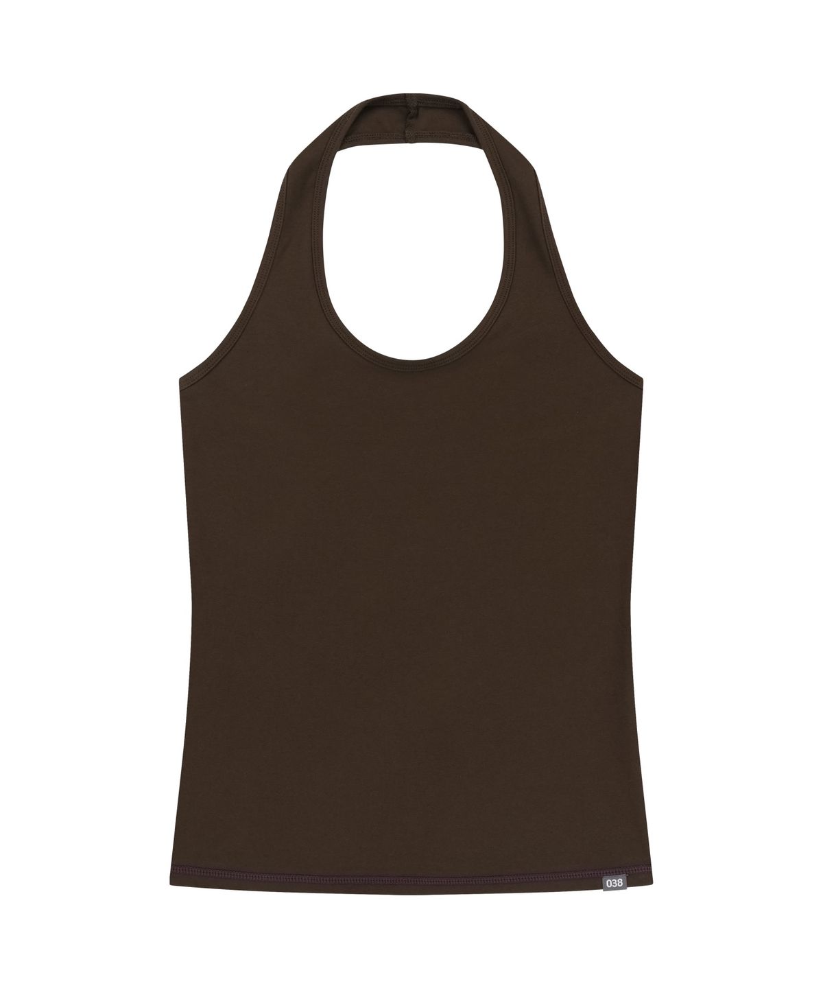 코이세이오 038(COYSEIO 038) 038 HALTER NECK SLEEVELESS BROWN