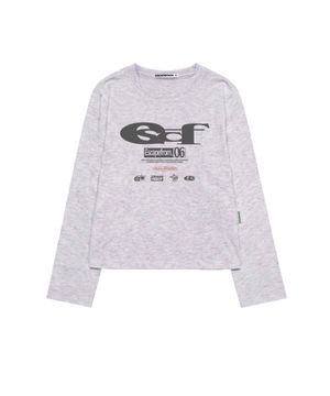 ESCF 로고 콜라주 프린트 스탠다드핏 롱슬리브 [2color]