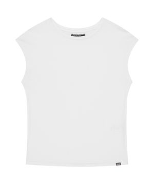 038 CAP SLEEVE T-SHIRT WHITE