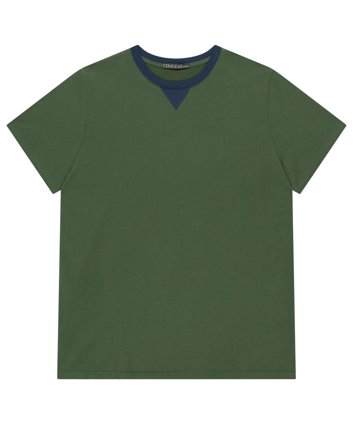 코이세이오 038(COYSEIO 038) 038 BUTTON POINT T-SHIRT GREEN