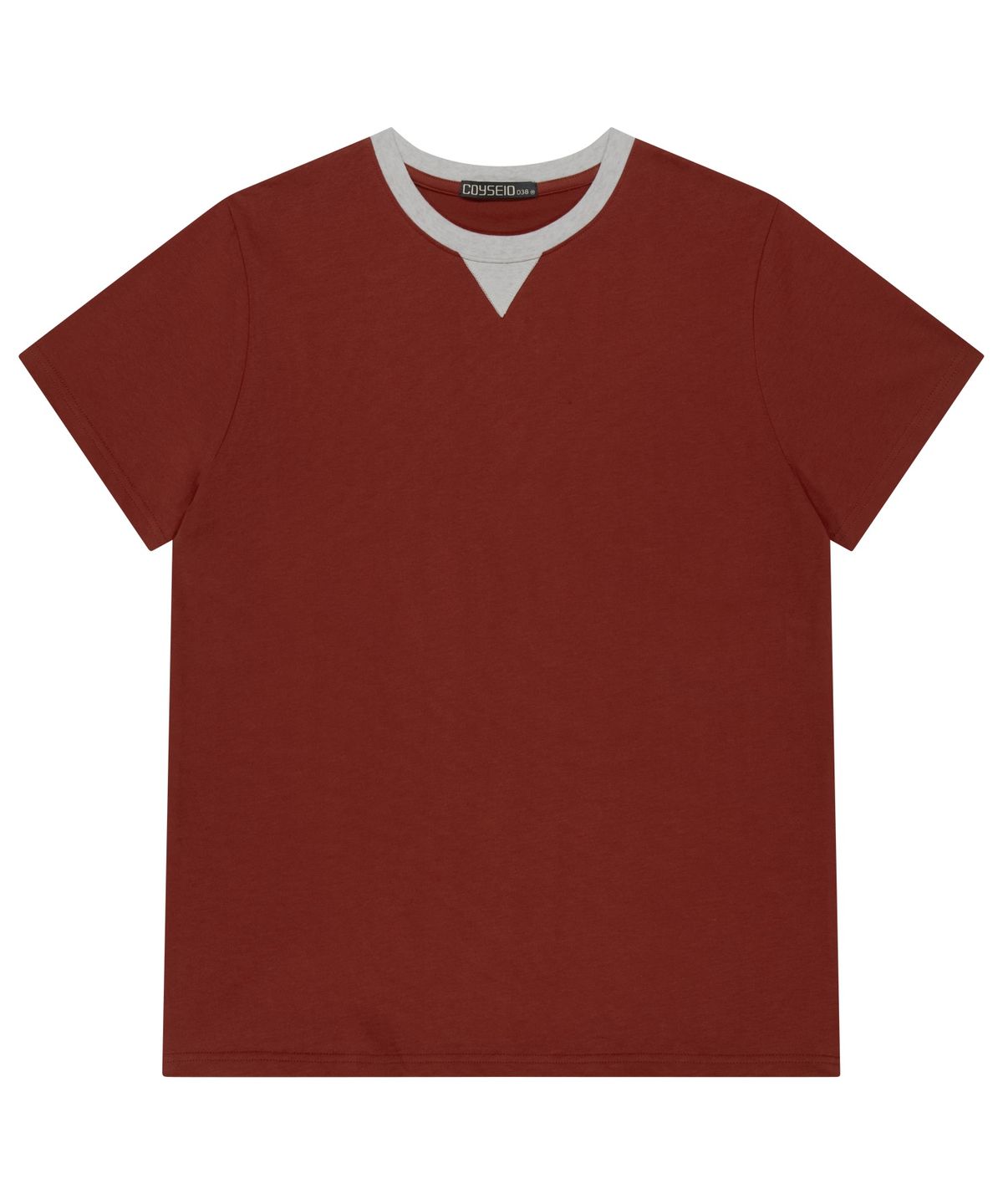 코이세이오 038(COYSEIO 038) 038 BUTTON POINT T-SHIRT RED
