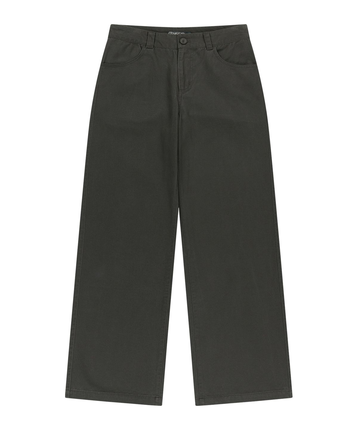 코이세이오 038(COYSEIO 038) 038 BASIC COTTON PANTS DARK GREY