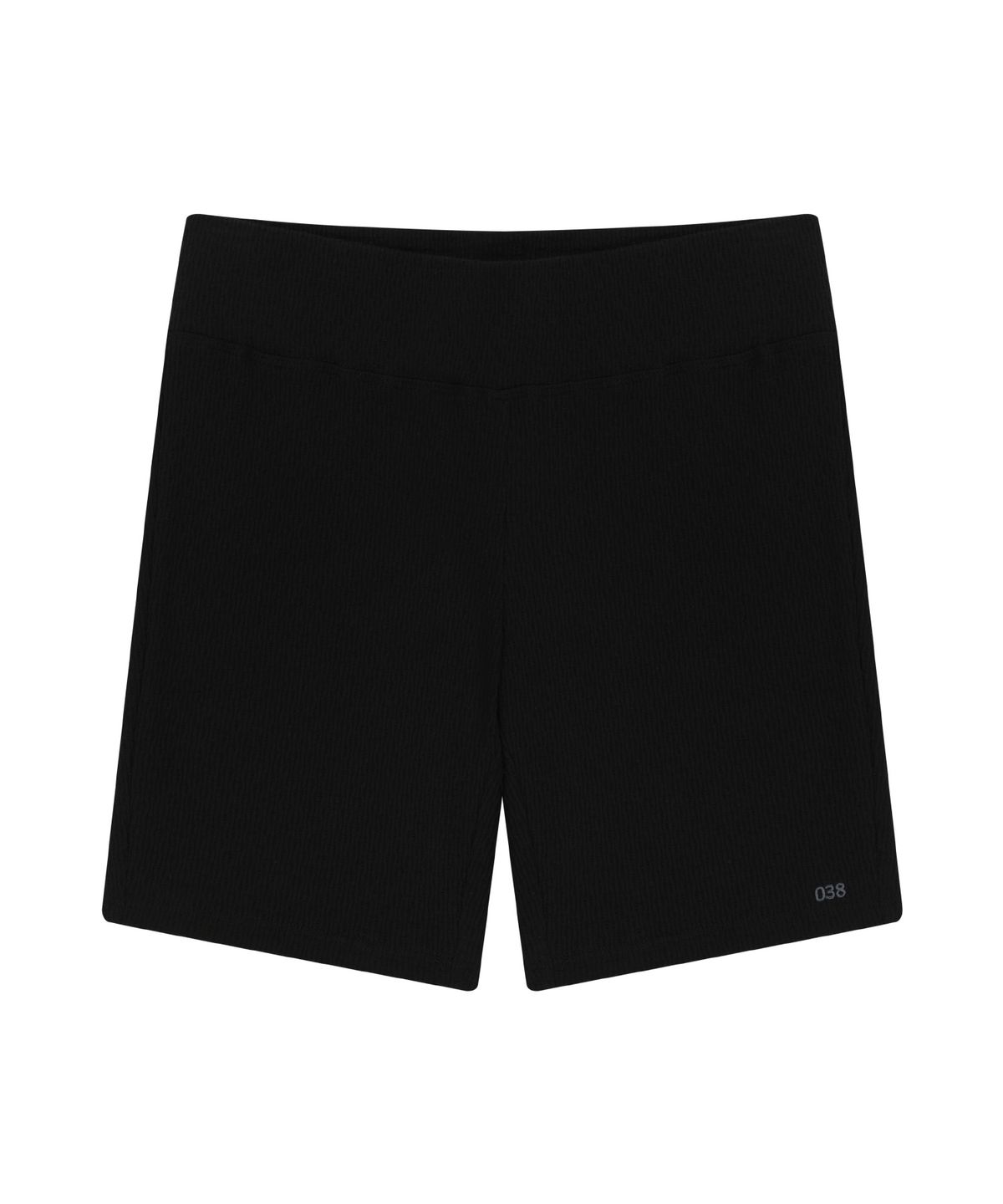 코이세이오 038(COYSEIO 038) 038 MINI WAFFLE BIKER SHORTS BLACK