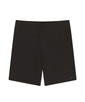 038 MINI WAFFLE BIKER SHORTS CHARCOAL