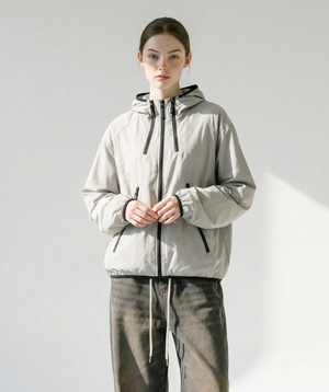 쓰리웨이 후드 집업 윈드 자켓_라이트그레이