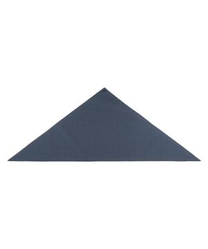 038 CHECK MULTI SCARF NAVY