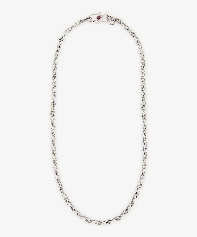 [GEROCHRISTO JEWELRY] 트위스트 체인 50CM_실버 4716129215