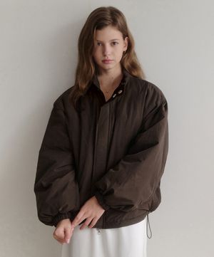esy half Padding Jacket (브라운)