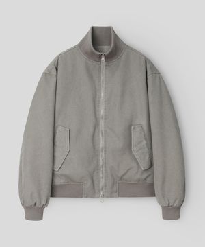 [데일리룸PICK] 크롭 테라 코튼 블루종 자켓_그레이