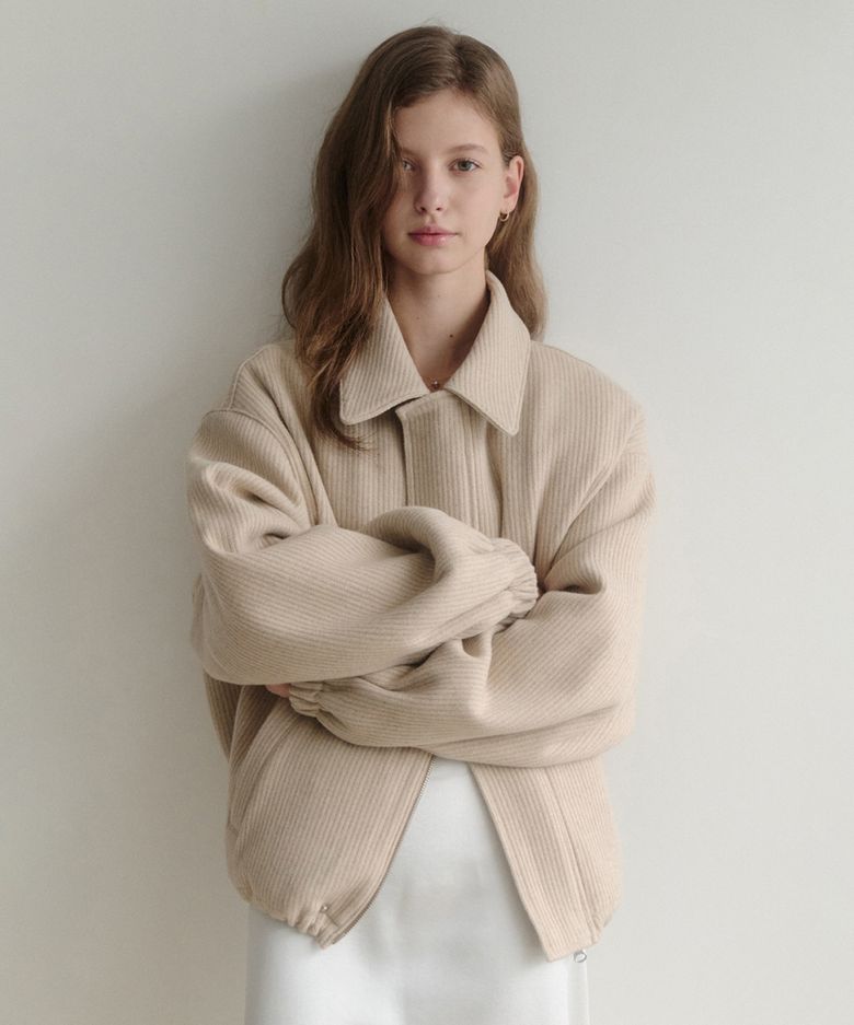 Les Cashmere Padding Jacket (베이지)