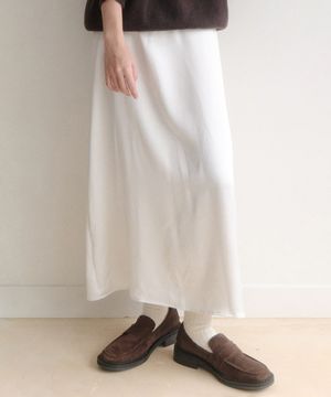 esy satin skirt (화이트)