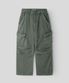피그먼트 워시드 카고 와이드팬츠_카키