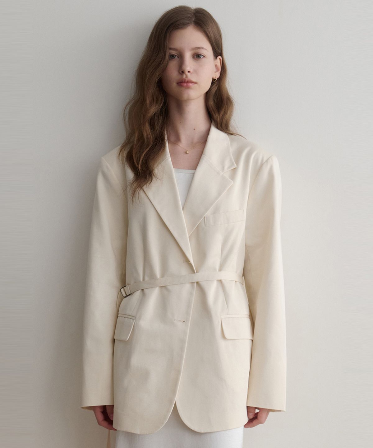 르나브(LENAV) Les strap Jacket (beige)
