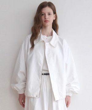 Esy white cotton blouson