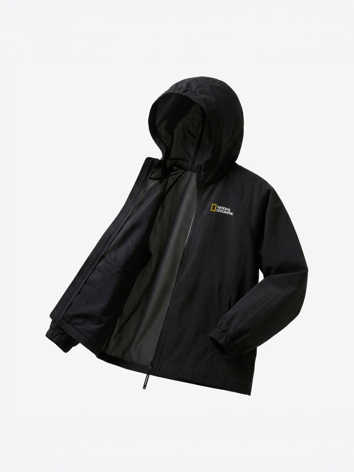 내셔널지오그래픽 키즈(NATIONAL GEOGRAPHIC KIDS) K262UJK901 초경량 바람막이 자켓 CARBON BLACK
