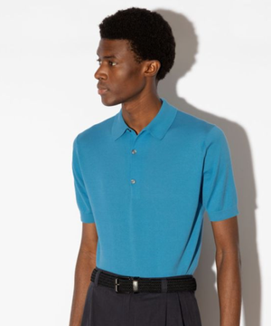 ADRIAN Sea Island Cotton Polo Shirt Heritage Two 11 Colors