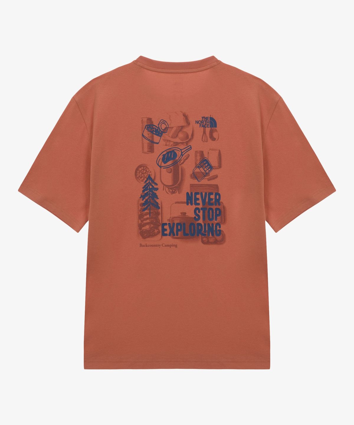 노스페이스(THE NORTH FACE) NT7US23D 남성 데이캠퍼 반팔 티 DARK ORANGE
